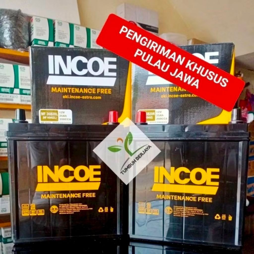 Aki Incoe MF NS40Z NS40ZL 12V 35A MF Kering