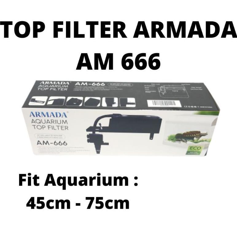 WK ARMADA AM 666 TOP FILTER AQUARIUM POMPA CELUP AQUARIUM AQUASCAPE