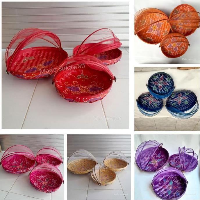~~~~~] Set wadah tedung saji isi 3pcs kerajinan wadah tradisional bali