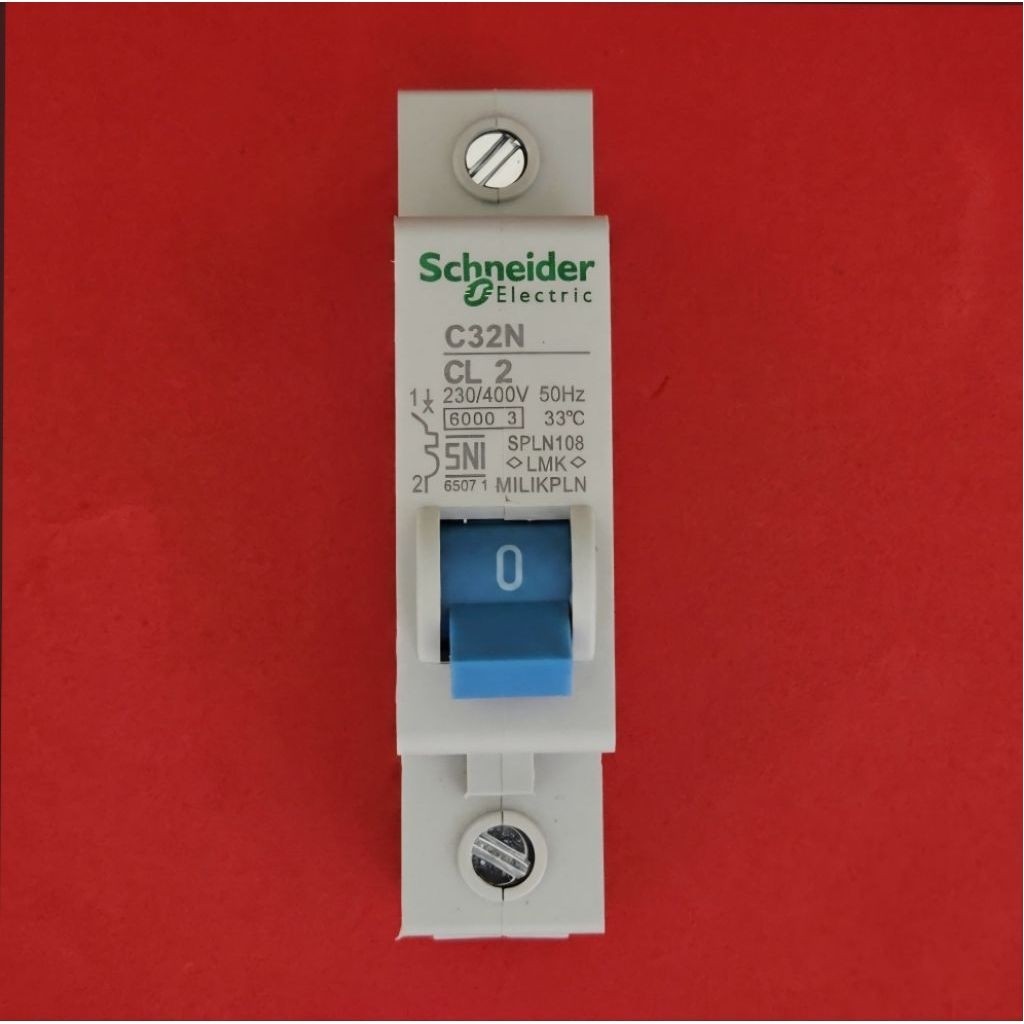 MCB Schneider Biru CL2 2A 2 Ampere