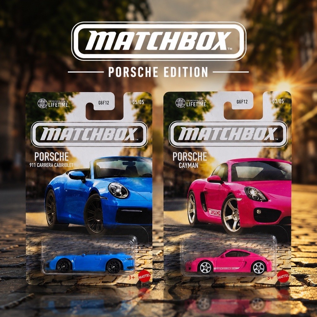 Matchbox Porsche Cayman & Porsche Carrera