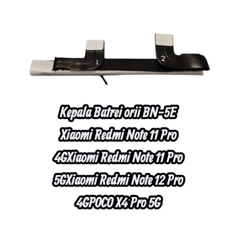 Papan PCB Konector Batrei | Flexibel Soket BMS redmi note 11pro 4G, redmi note 11 pro 5G, Redmi note