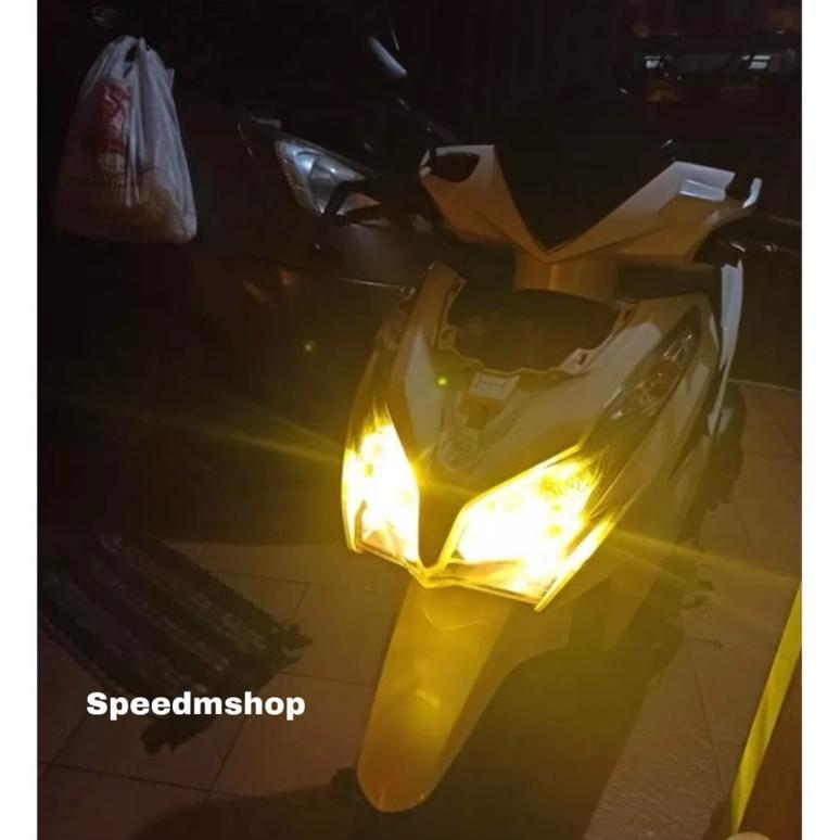 Discount LAMPU LED MOTOR LASER LAMPU DEPAN LED VARIO MIO XEON MIO J JUPITER SUPRA125 DLL