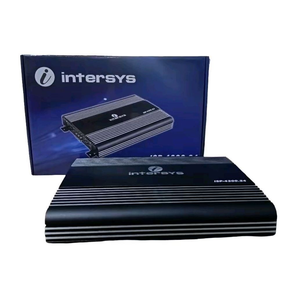 Power amplifier intersys 4 Chanel 24volt ISP-4300.24volt power 24volt 4channel