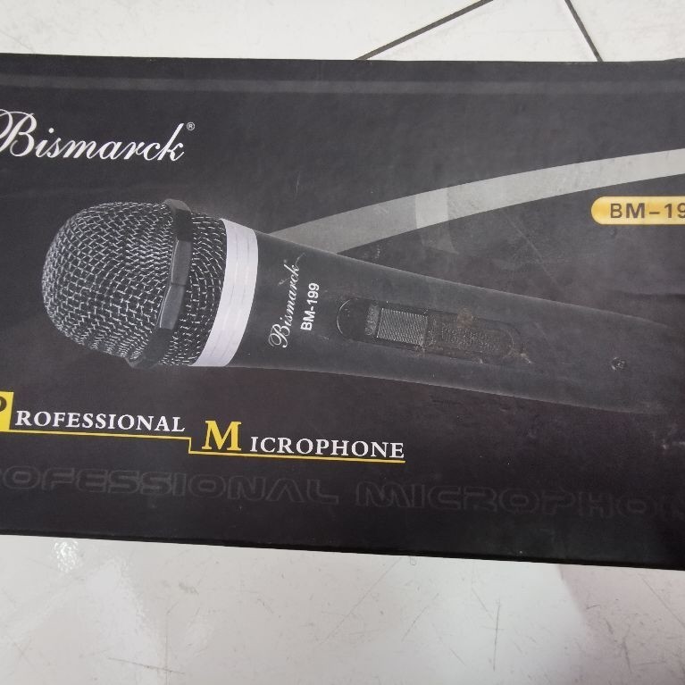 Microphone Bismarck BM-199 Professional Handheld Wireless Hitam