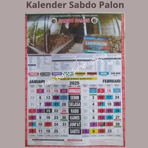 KALENDER 2025 - KALENDER JAWA 2025 SABDO PALON - TANGGALAN JAWA