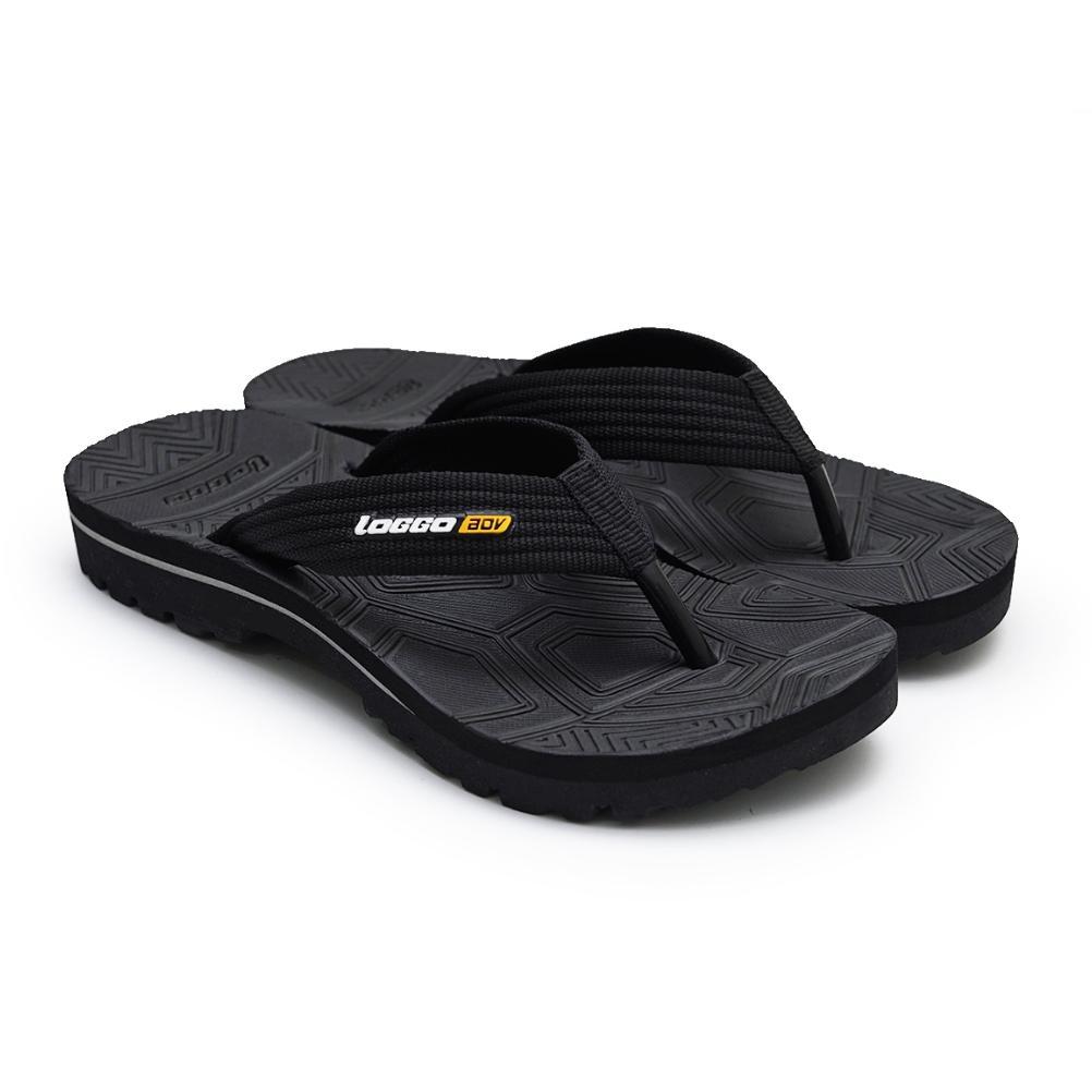 CUCI GUDANG Loggo - Sandal Borneo series - Sandal Japit Gunung Pria size 38-43