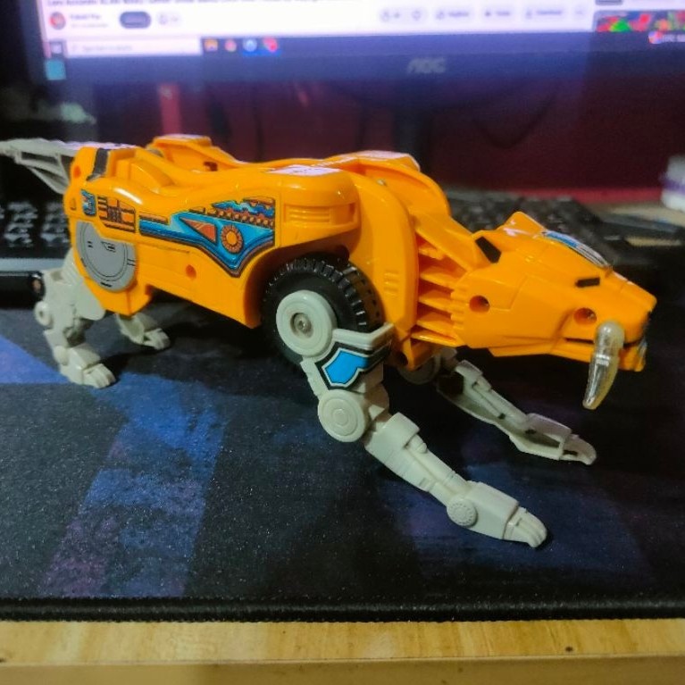 Dx part zord sabertooth megazord jadulan