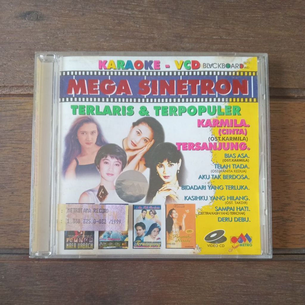 VCD Karaoke Original Mega Sinetron Terlaris & Terpopuler