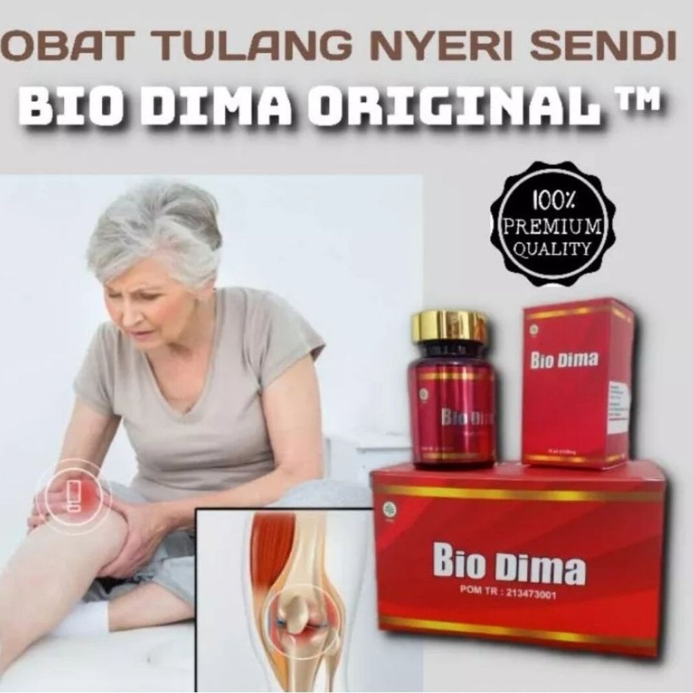 BIO DIMA ORIGINAL ® Bio Dima Original 100% Asli | Obat Syaraf Kejepit | Obat Nyeri Tulang Dan Sendi