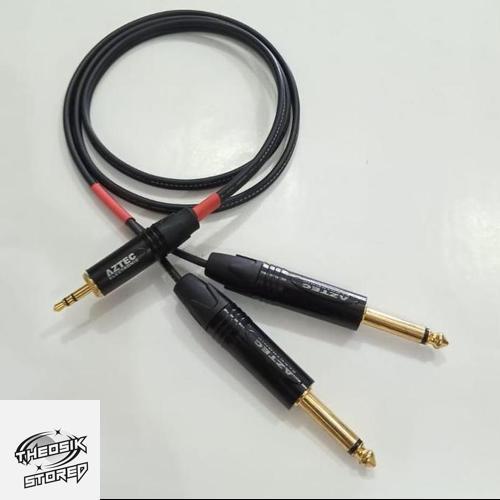 Kabel AUX hp/laptop 1.5 Meter Mogami 2947 Original Japan