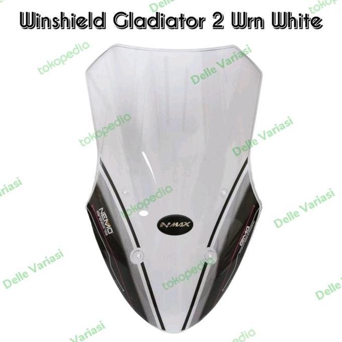 windshield winsil visor nmax gladiator 2tone tanpa breket