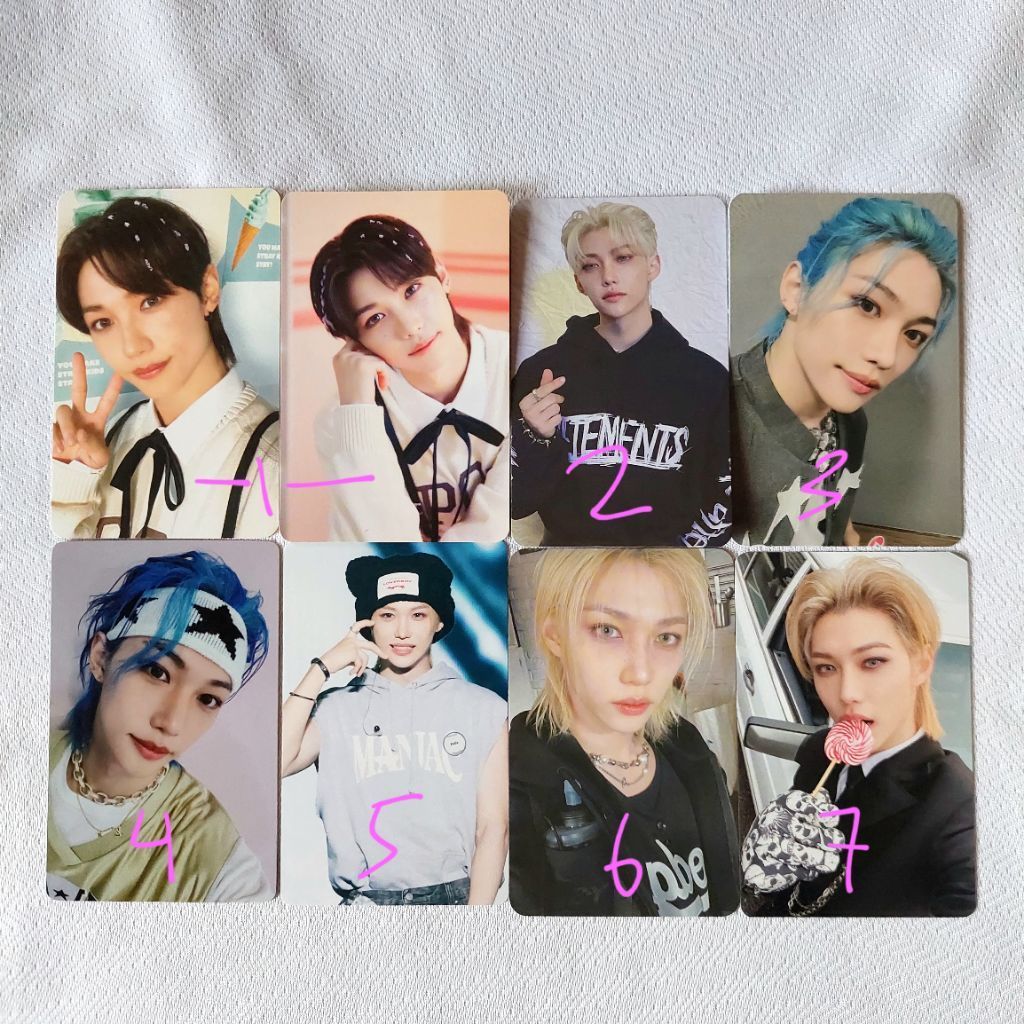 [READY STOCK] OFFICIAL STRAY KIDS FELIX PHOTOCARD PREORDER BENEFIT POB SEASONS GREETINGS APPLE MUSIC