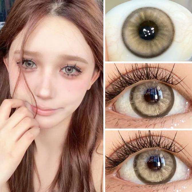 Eyekit- Beautylens Softlens Cat Eye Totem Natural Brown 14.5Mm Lensa 6 Bulan Non-Medis