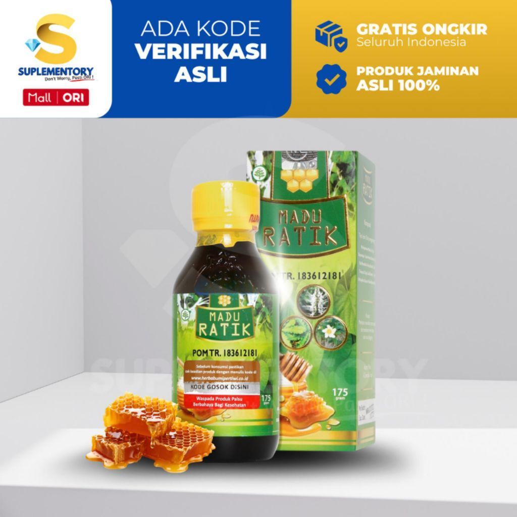 Madu Ratik Herbal Original - BPOM Redakan Sakit Pinggang Rematik