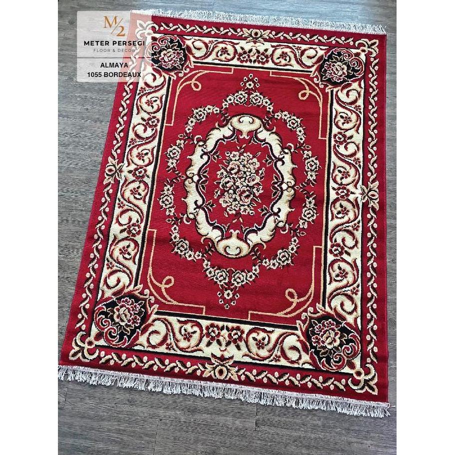 Karpet Almaya 115 x 155 cm 1055 Bordeaux