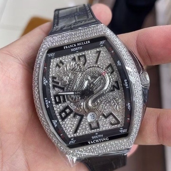 JAM TANGAN PRIA/COWOK FM DRAGON DIAMOND 42mm AUTOMATIC #Jamtanganpria #Jamtangancowok