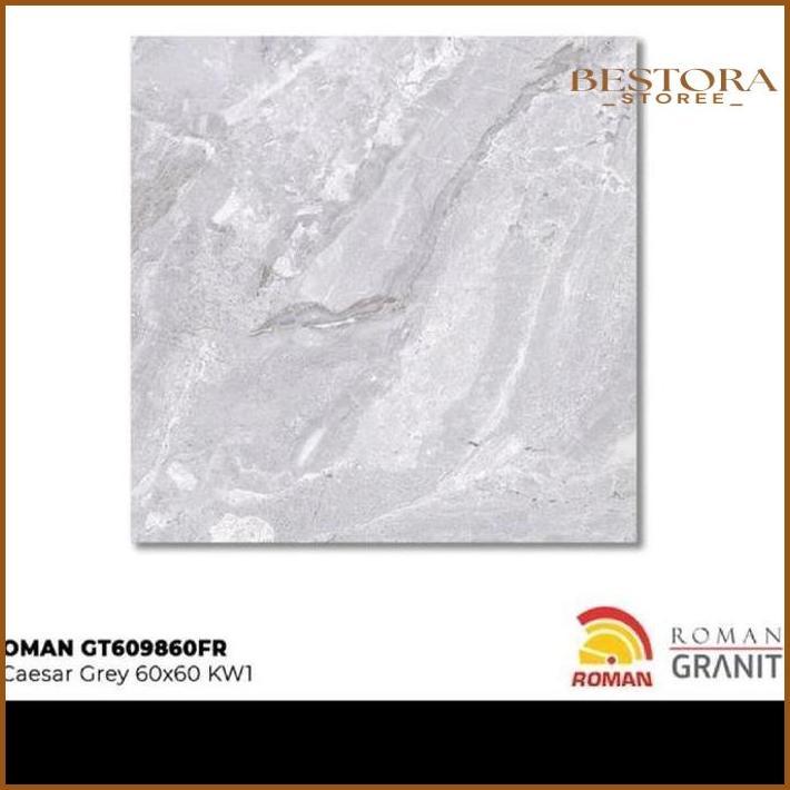 ROMAN GRANIT GT609860FR DCAESAR GREY 60X60 POLISHED KW1 HEMAT