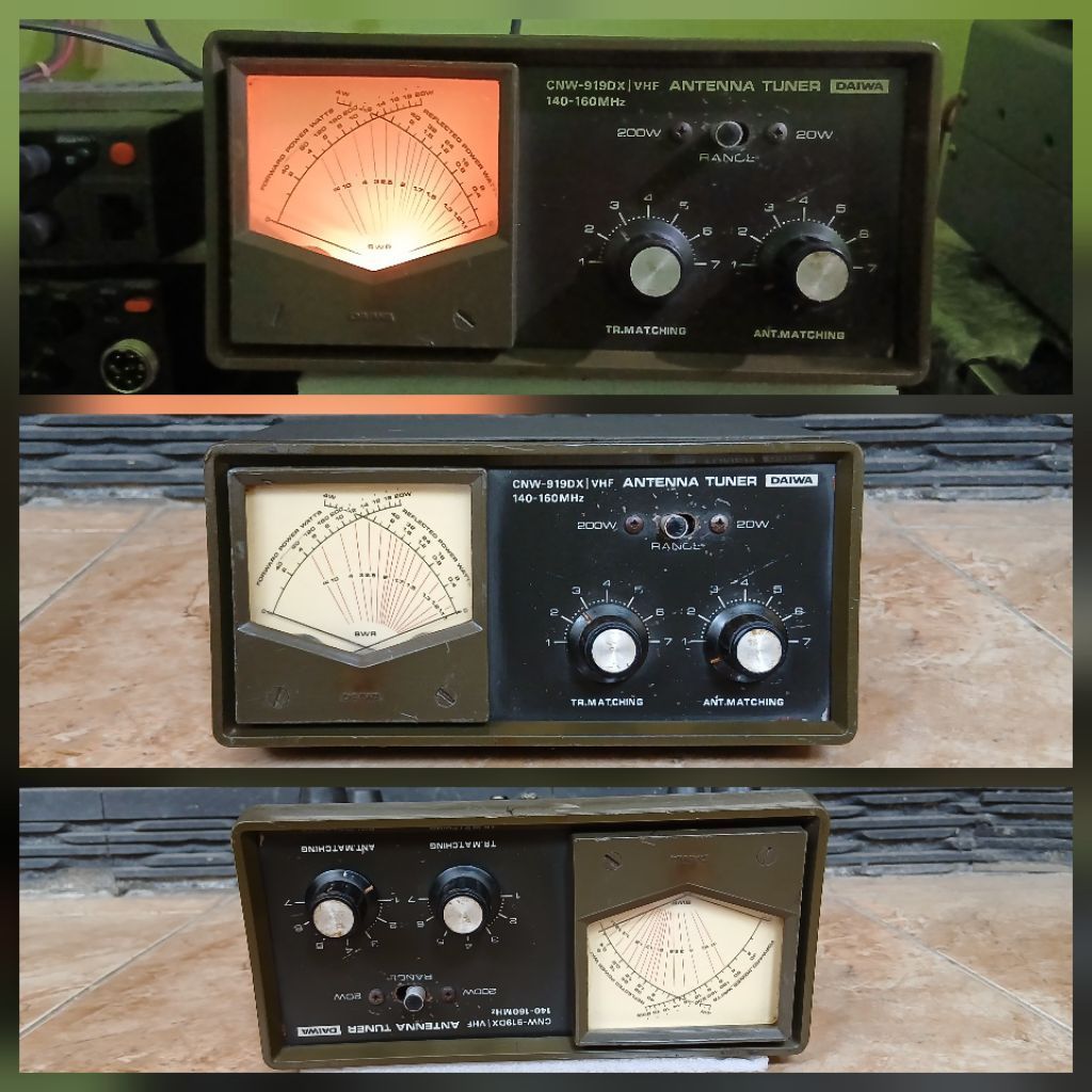 SWR TUNER DAIWA CNW-919 DX VHF-HF MULUS ORIGINAL JAPAN