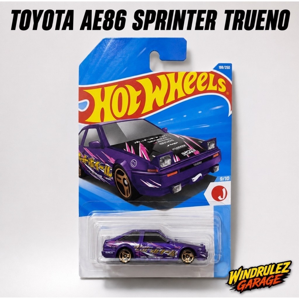 Hotwheels Toyota AE86 Sprinter Trueno