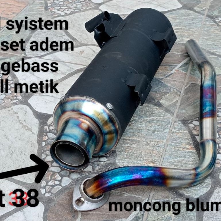 knalpot racing metik fful bazz ala sijhiro termurah Mio sporti/Mio j/Mio soul karbu/Mio soul GT Mio 
