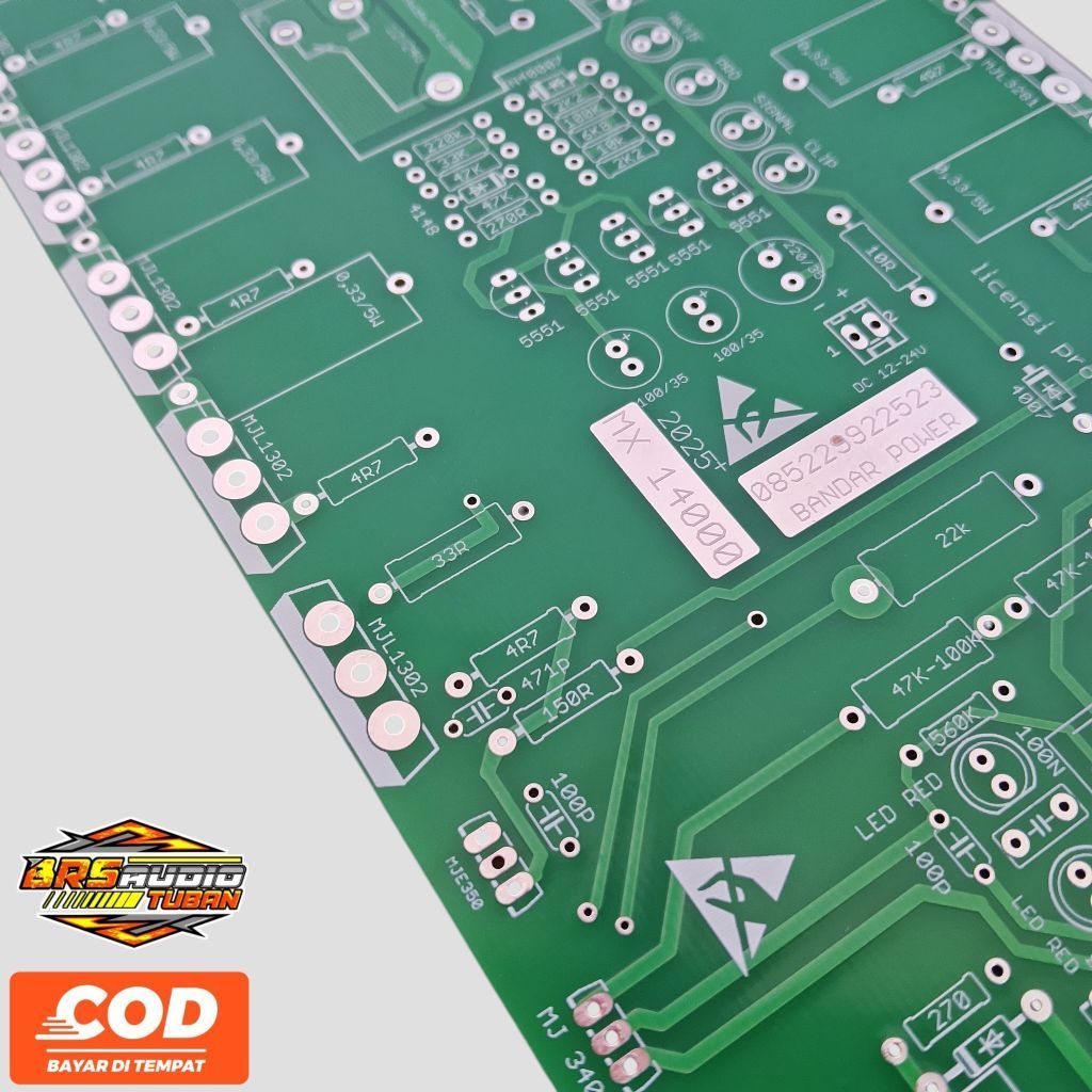 Pcb Mx14000 Bandar Power Class H 3U