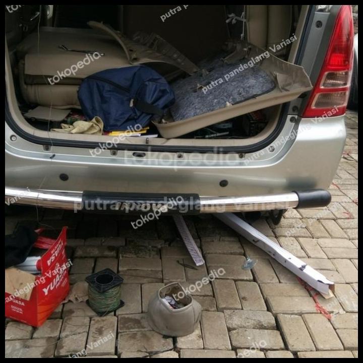 HOT DEAL TANDUK BELAKANG BEMPER BELAKANG STENLIS MOBIL  INNOVA LAMA 2004 - 2015 