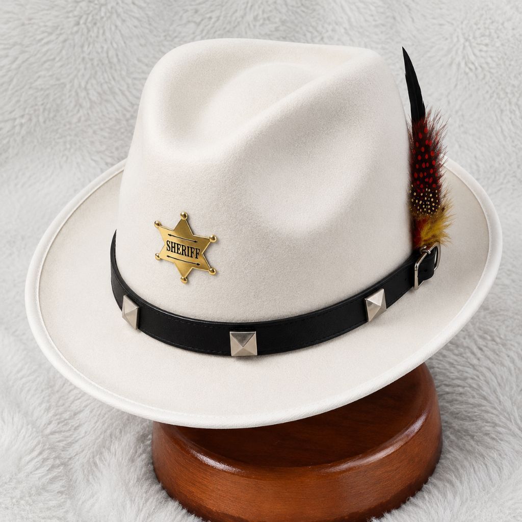 TOPI LAKEN FEDORA SHARIFF PIN ORIGINAL LAKEN IMPORT
