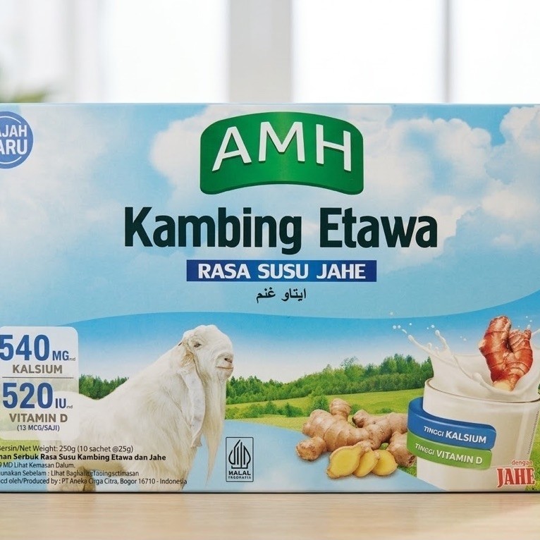 Susu Kambing Etawa AMH | Serbuk Susu Kambing Etawa AMH 10 Sachet