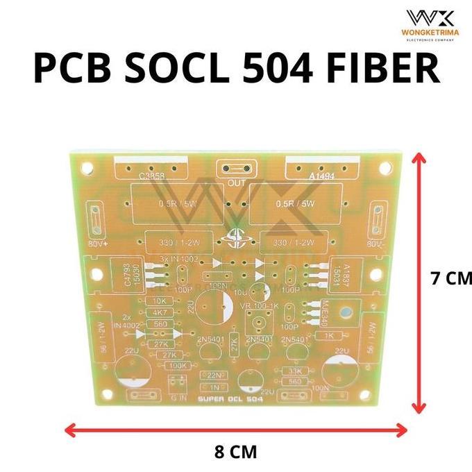 Pcb Socl 504 Fiber Papan Pcb Ocl504 Fiber