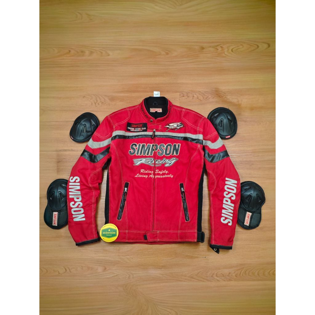 Simpson Vintage bikers Motorcycle jacket