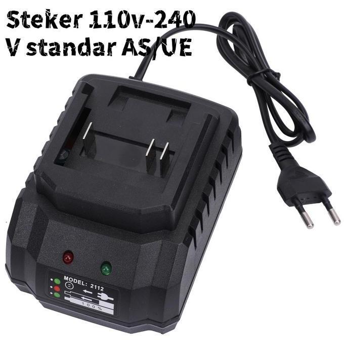 MALUKSHURE Dagmara Adaptor Charger 21V Cocok untuk kunci pas tanpa kabel dagmara 21V