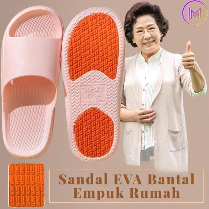 CORNUE Sandal EVA Bantal Empuk Rumah Berkualitas/Nyaman Unisex Sandal Slop Sendal Rumah/Motif Simple