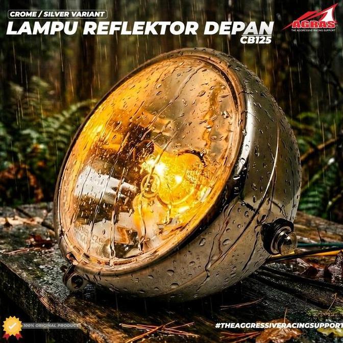 Promo REF CB125 - Head Lamp Lampu Depan CB 125 Daymaker LED Terang Putih Lampu Depan Motor CB125 Uni