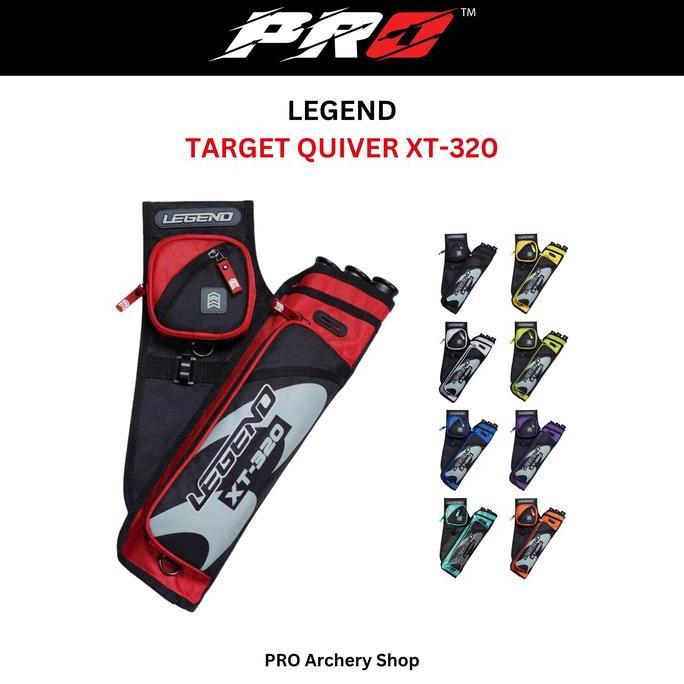himanafarui - legend target quiver xt-320 / tas pinggang arrow xt 320 / hip quiver / front quiver le