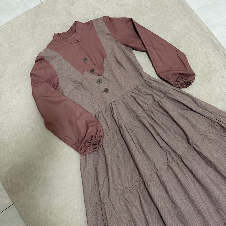 dress gamis simply look tuneeca pl preloved