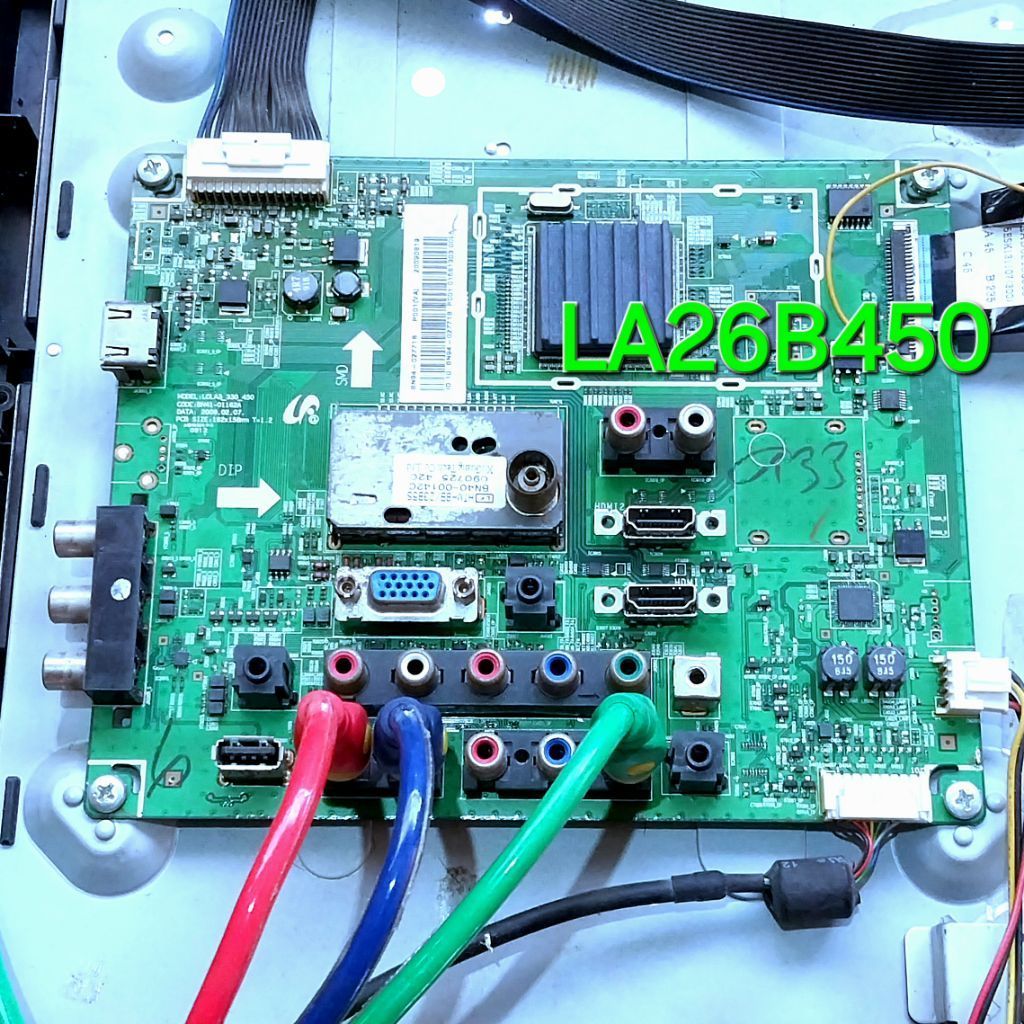 MB MOBO MESIN TV LCD SAMSUNG LA26B450 26B450 ORIGINAL MAINBOARD MOTHERBOARD