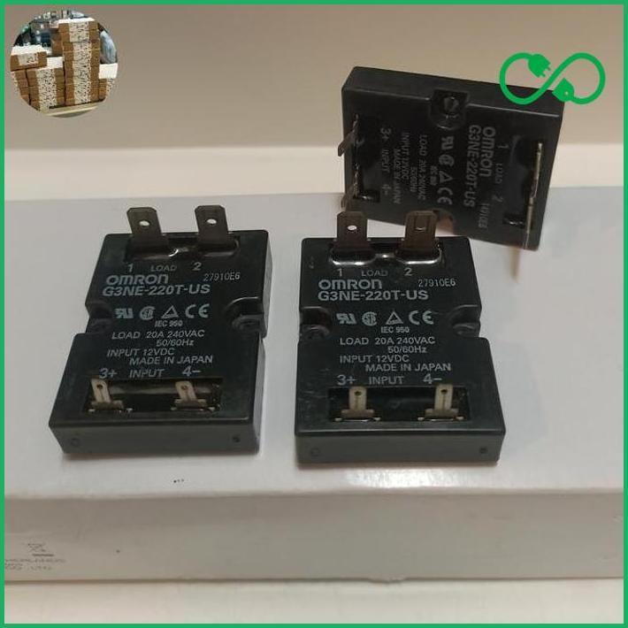Omron G3Ne-220T-Us Solid State Relay G3Ne-220T-Us 20A 240Vac Original Japan Hemat