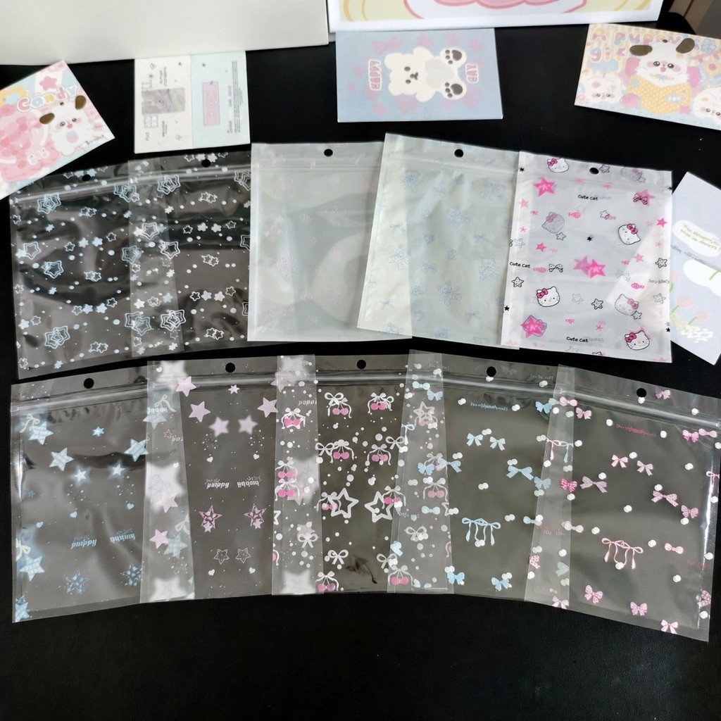 [mydearmoon] ziplock pouch kemasan packing souvenir lucu
