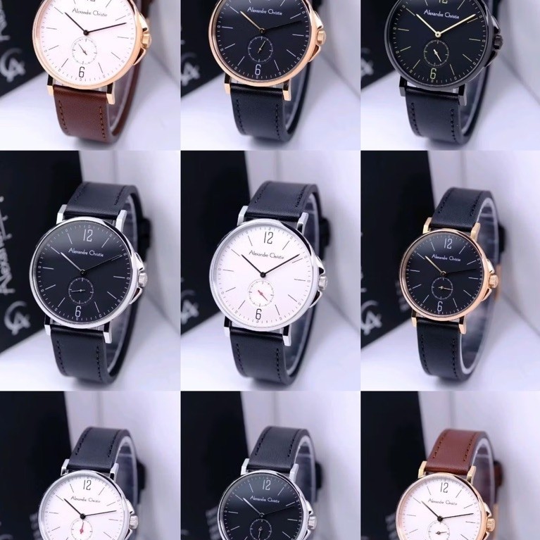 JAM TANGAN COUPLE ALEXANDRE CHRISTIE AC 8458 AC8458 ORIGINAL