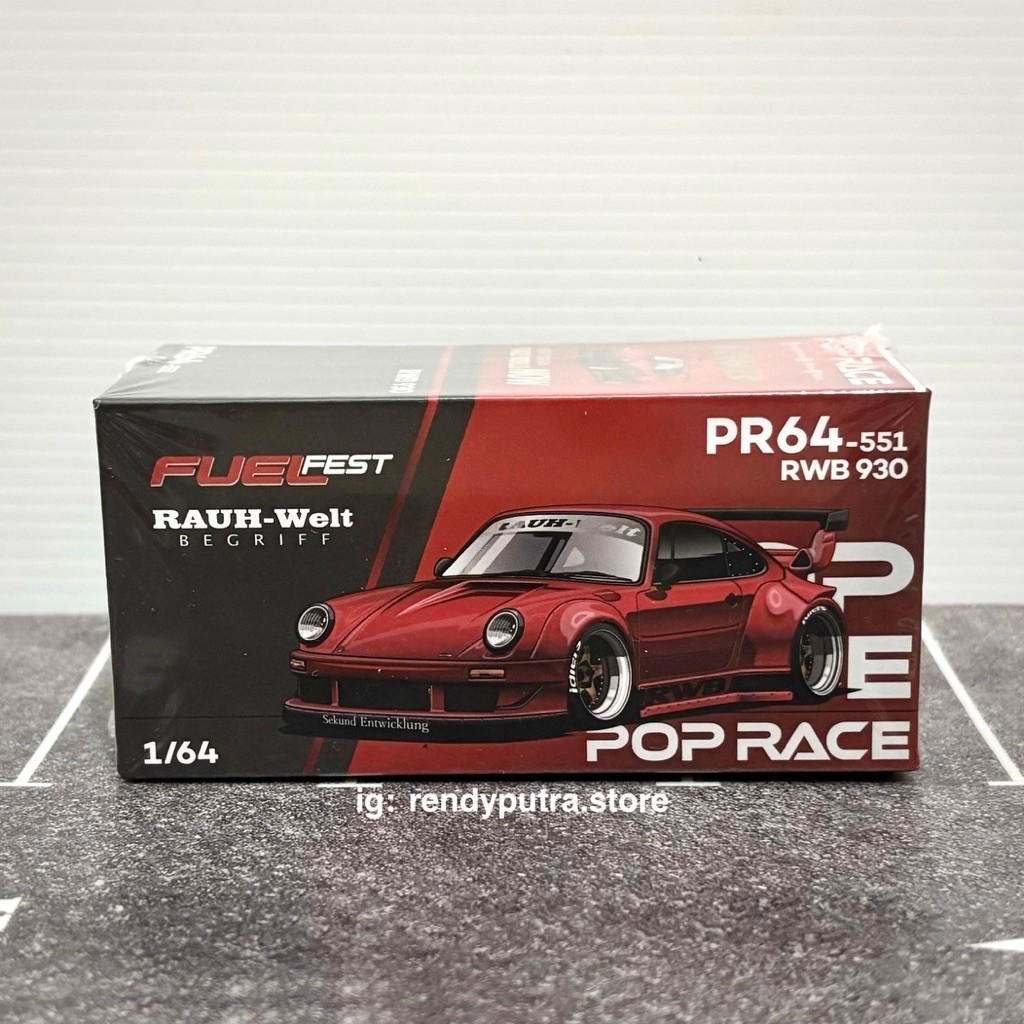 POP RACE RWB 930 FUEL FEST JAPAN EVENT EXCLUSIVE PR64-551 SEALED / SEGEL