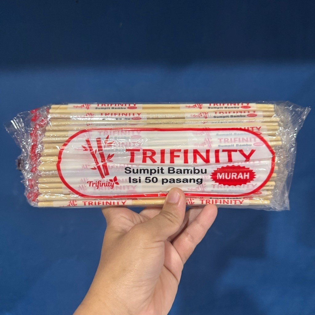 Trifinity Sumpit Bamboe isi 50 pasang