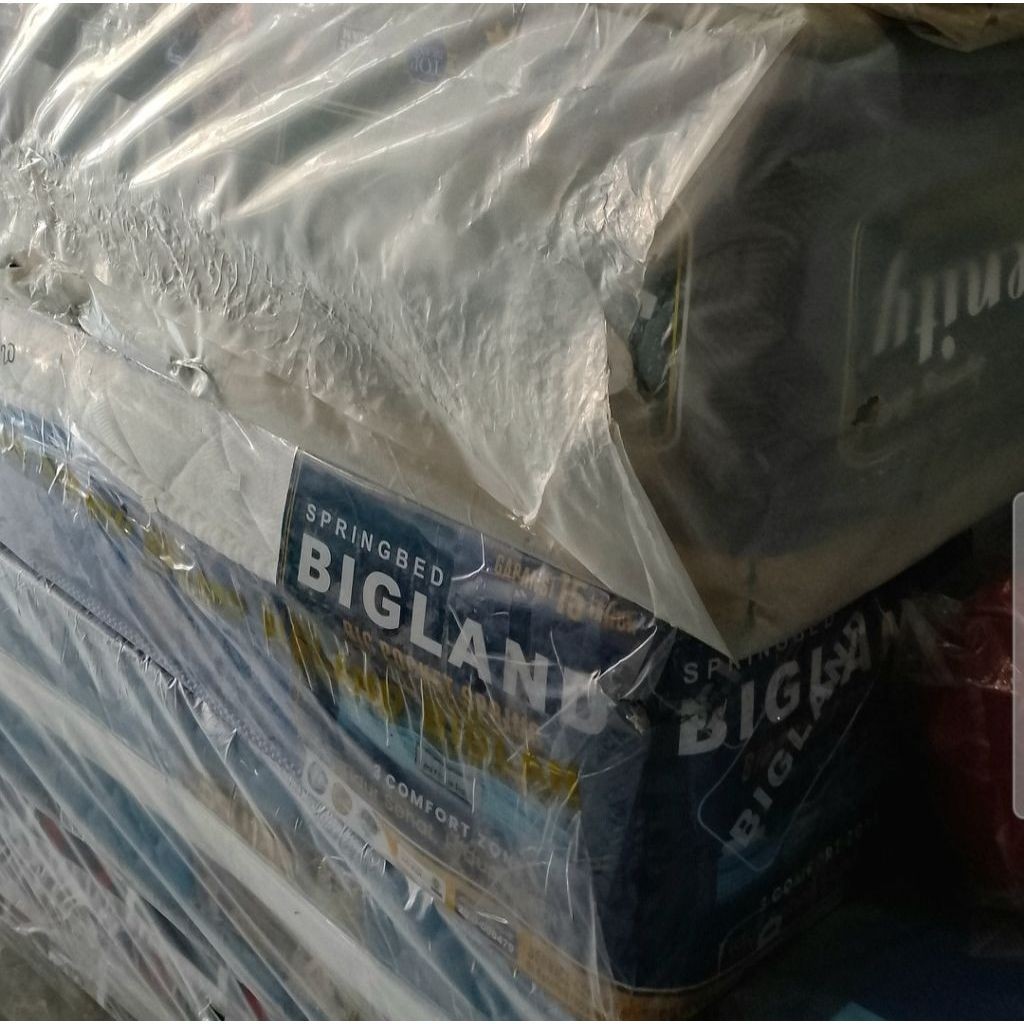 SPRINGBED BIGLAND PLUSTOP UKURAN 120X200 CM