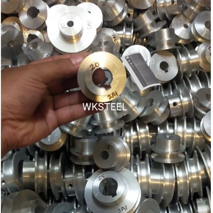 Pully Pulli A1 2" Inch Lobang As 6mm, As 8mm, As 14mm, As15mm,