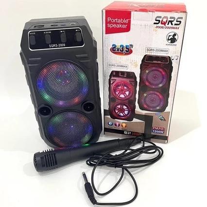 BIG SALE SQ 2009 speaker bluetooth + mic karaoke SQ 2009 speaker bluetooth