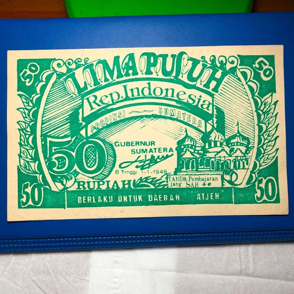 Uang Koleksi Edisi Uang Daerah Langka Sumatra 50