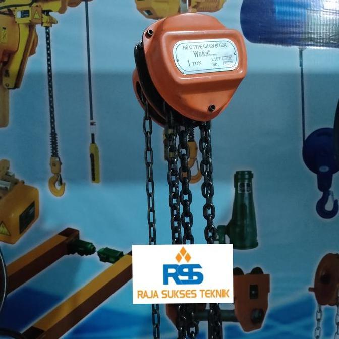 Chain Block 1 ton 3 meter Weka