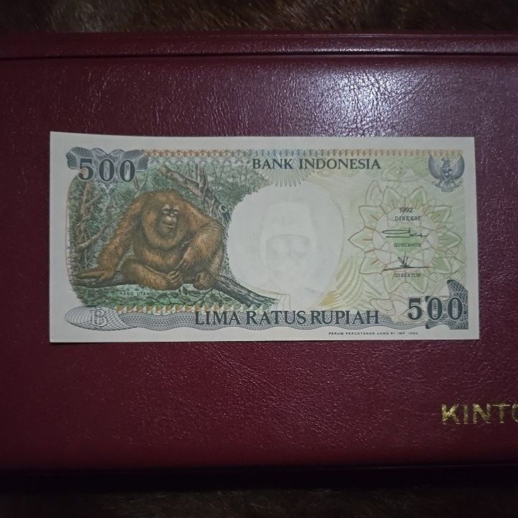 Oeang Koe Now 500 Rupiah Monyet Tahun 1992