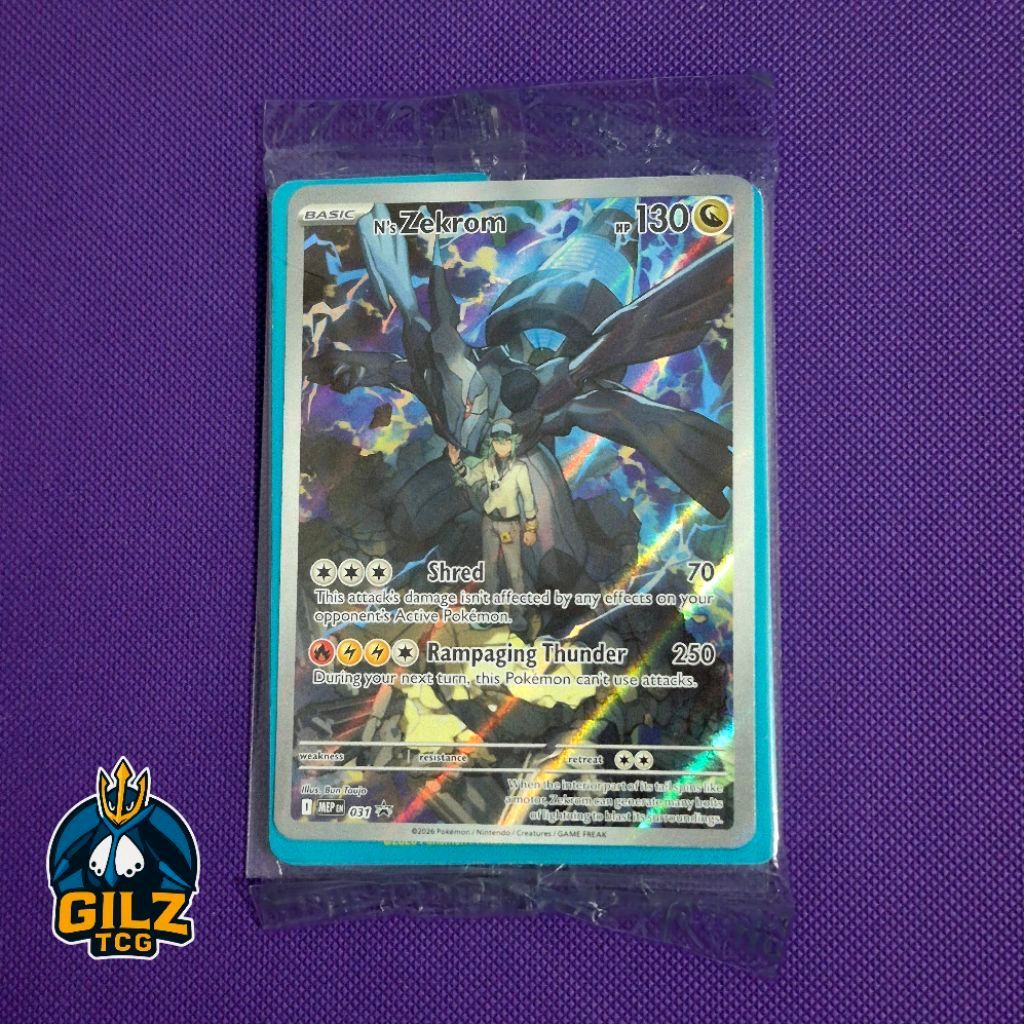 Kartu Pokemon Promo N's Zekrom Sealed Ascended Heroes 031 English