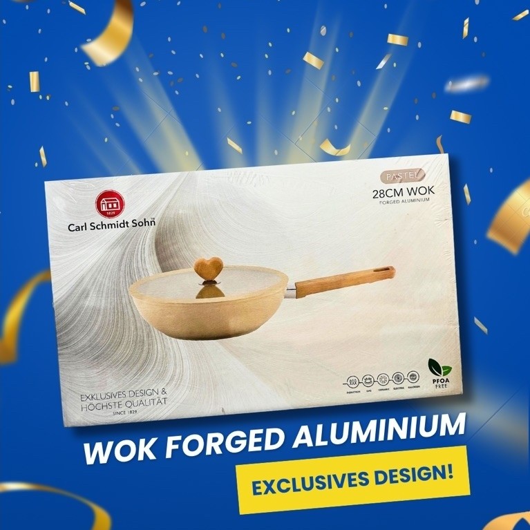 Wok Forged Aluminium / 28CM Wok - Carl Schmidt Sohn